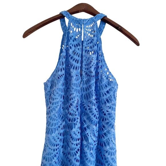 LILLY PULITZER Kenna Lace Dress Bennet Blue 0 - Picture 8 of 11